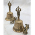 Antique golden tibetan bell & dorje set